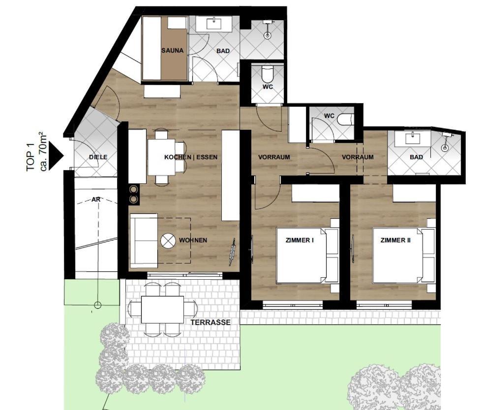 Appartement Alpenrot Sankt Johann im Pongau Bagian luar foto